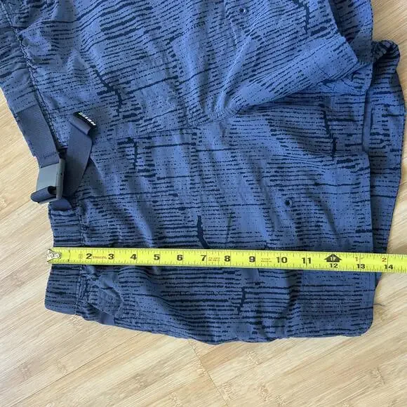 REI Trailsmade Amphib Shorts Women’s M Blue Gray Thunder Pattern Quick Dry - Picture 6 of 8